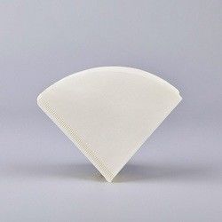 Les filtres de café V60 jetables de café de cône de papier naturel de filtre pour versent au-dessus du dispositif d'écoulement