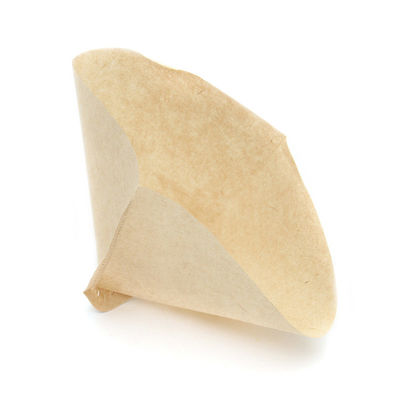Le cône naturel de pâte de bois forment les papiers filtre de café la catégorie comestible de tasse de V60 1 - 4