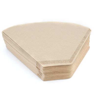 Filtre acceptable de papier du café V60 d'ODM d'OEM pour 1 - 4 tasses 100 feuilles