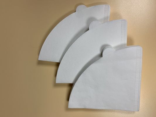 Filtre de café naturel de papier de la couleur V60 2 - 4 tasses classent le filtre de papier de café de style de cône
